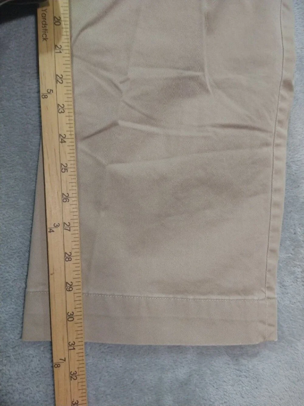 Polo Ralph Lauren Pants Mens 40x32 Beige Chino Stretch Classic Fit Cotton Twill